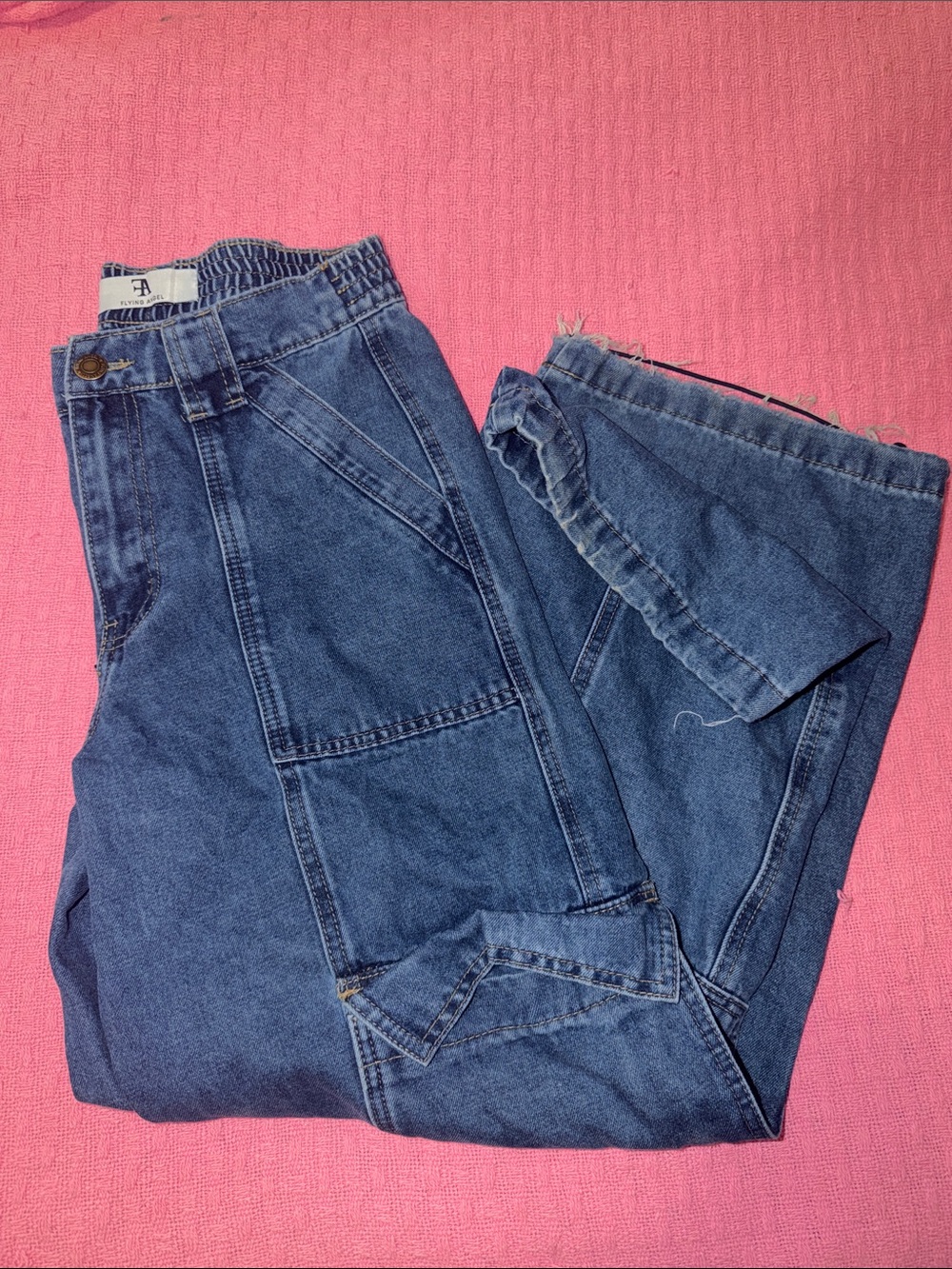 Flying Angel Wide Leg/Cargo Denim Jeans